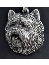 Cairn Terrier - necklace (silver chain) - 3321 - 33794