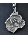 Cane Corso - keyring (silver plate) - 1871 - 13005