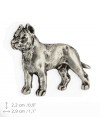 Cane Corso - pin (silver plate) - 2628 - 28589