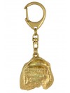 Cavalier King Charles Spaniel - keyring (gold plating) - 838 - 25180
