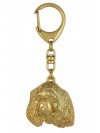 Cavalier King Charles Spaniel - keyring (gold plating) - 838 - 25181