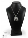 Cavalier King Charles Spaniel - necklace (silver cord) - 3259 - 33421