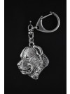 Central Asian Shepherd Dog - keyring (silver plate) - 2188 - 20866