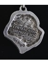 Central Asian Shepherd Dog - necklace (silver chain) - 3342 - 33923