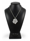 Central Asian Shepherd Dog - necklace (silver cord) - 3220 - 33258