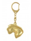 Cesky Terrier - keyring (gold plating) - 1741 - 30189
