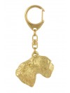 Cesky Terrier - keyring (gold plating) - 2892 - 30486