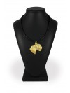 Cesky Terrier - necklace (gold plating) - 1721 - 31405