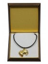 Cesky Terrier - necklace (gold plating) - 3075 - 31711