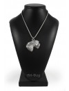 Cesky Terrier - necklace (silver cord) - 3252 - 33401