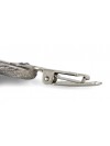 Chihuahua - clip (silver plate) - 2539 - 27742