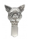 Chihuahua - clip (silver plate) - 297 - 26432
