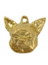 Chihuahua - keyring (gold plating) - 2439 - 27149