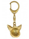 Chihuahua - keyring (gold plating) - 867 - 25253