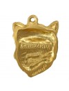 Chihuahua - keyring (gold plating) - 879 - 25275