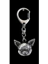 Chihuahua - keyring (silver plate) - 2191 - 20940