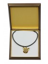 Chihuahua - necklace (gold plating) - 2512 - 27671