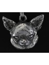 Chihuahua - necklace (silver chain) - 3347 - 33950