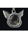 Chihuahua - necklace (silver cord) - 3225 - 32776