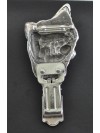 Chinese Crested - keyring (silver plate) - 1864 - 12881