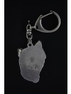 Chinese Crested - keyring (silver plate) - 2148 - 19889