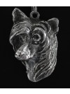 Chinese Crested - necklace (silver cord) - 3177 - 32583