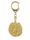Chow Chow - keyring (gold plating) - 2848 - 30256