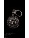 Chow Chow - keyring (silver plate) - 2723 - 29205