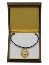 Chow Chow - necklace (gold plating) - 3027 - 31663