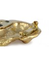 Dachshund - clip (gold plating) - 1014 - 26583