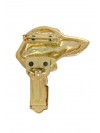 Dachshund - clip (gold plating) - 1032 - 26709