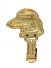 Dachshund - clip (gold plating) - 1046 - 26870