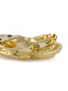 Dachshund - clip (gold plating) - 1046 - 26873