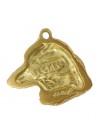 Dachshund - keyring (gold plating) - 2422 - 27062