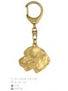 Dachshund - keyring (gold plating) - 2428 - 27094