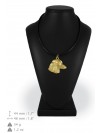 Dachshund - necklace (gold plating) - 2494 - 27467