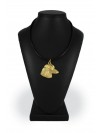 Dachshund - necklace (gold plating) - 2494 - 27470