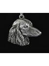 Dachshund - necklace (silver cord) - 3193 - 32647