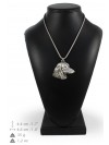 Dachshund - necklace (silver cord) - 3193 - 33203