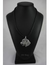 Dachshund - necklace (silver plate) - 2956 - 30801