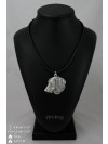 Dachshund - necklace (silver plate) - 2984 - 30917