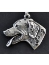 Dalmatian - necklace (silver chain) - 3269 - 33482