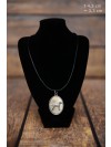 Dalmatian - necklace (silver plate) - 3383 - 34676
