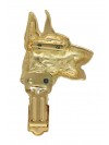 Doberman pincher - clip (gold plating) - 2595 - 28277