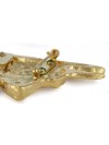 Doberman pincher - clip (gold plating) - 2595 - 28281