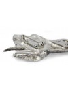 Doberman pincher - clip (silver plate) - 253 - 26252