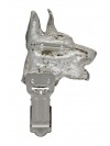 Doberman pincher - clip (silver plate) - 2544 - 27788