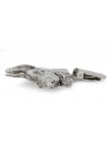 Doberman pincher - clip (silver plate) - 2544 - 27784