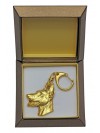 Doberman pincher - keyring (gold plating) - 2409 - 27280