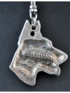 Doberman pincher - keyring (silver plate) - 2744 - 29358